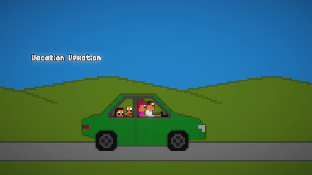 Vacation Vexation (Xbox 360) screenshot: Title screen (Trial version)