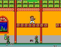 Kung Fu Kid (SEGA Master System) screenshot: Round 2