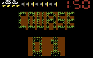 Awesome Earl in SkateRock (Commodore 64) screenshot: Ready for the first course?