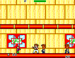 Kung Fu Kid (SEGA Master System) screenshot: Attack of the killer dolls