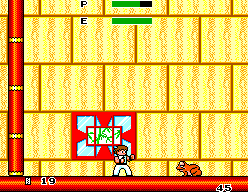 Kung Fu Kid (SEGA Master System) screenshot: Boss