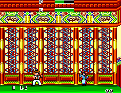 Kung Fu Kid (SEGA Master System) screenshot: Round 6 Boss #4