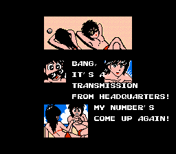 Clash at Demonhead (NES) screenshot: Intro scene