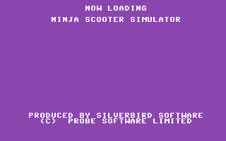 Ninja Scooter Simulator (Commodore 64) screenshot: Loading screen