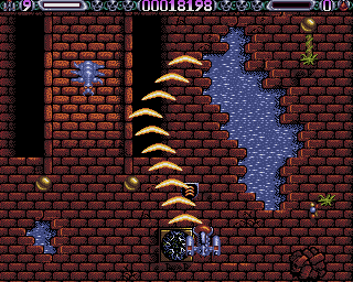 Lethal Xcess: Wings of Death II (Amiga) screenshot: Unleashing the "Alienwiper"