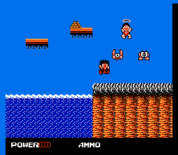 Clash at Demonhead (NES) screenshot: You died and your soul goes to the sky