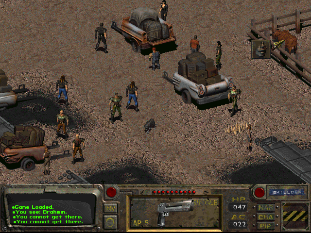 Screenshot of Fallout (DOS, 1997) - MobyGames