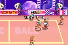 Super Dodge Ball Advance (Game Boy Advance) screenshot: Super Shot!