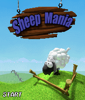 Sheep Mania (J2ME) screenshot: Title screen