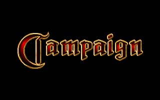 Campaign (DOS) screenshot: Title Screen