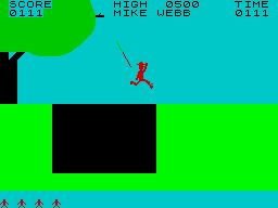 Jungle Fever (ZX Spectrum) screenshot: After 101 attempts.
