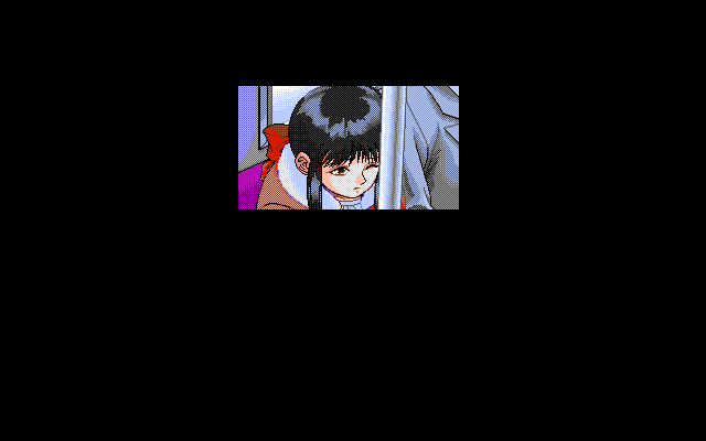 3x3 Eyes: Sanjiyan Henjō (PC-98) screenshot: Our heroine, Pai