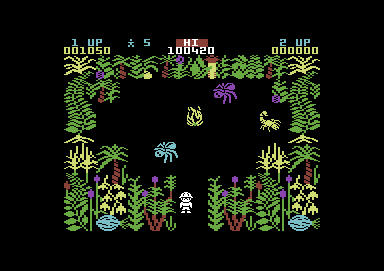 Sabre Wulf (Commodore 64) screenshot: Collectibles here