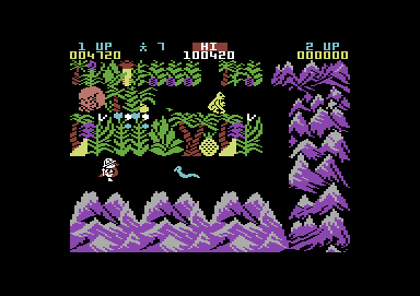 Sabre Wulf (Commodore 64) screenshot: This must be a corner then