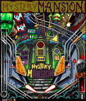 Mystery Mansion Pinball (J2ME) screenshot: Starting a new game.