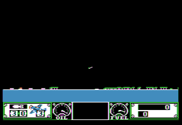 Wings of Fury (Apple II) screenshot: ...and still further up!