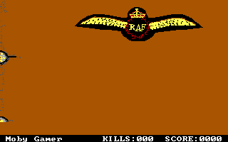 War Eagles (DOS) screenshot: Still, I was awarded a medal for service! (EGA)