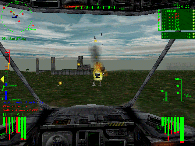 MechWarrior 3 (Windows) screenshot: Die Clanner!