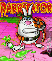 Rabbitator (J2ME) screenshot: Title screen