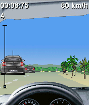 BMW 1 Series Challenge (J2ME) screenshot: Sundown Boulevard track