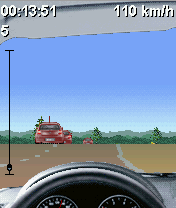 BMW 1 Series Challenge (J2ME) screenshot: Manor Forest Drive track