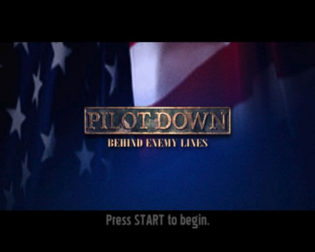Pilot Down: Behind Enemy Lines (PlayStation 2) screenshot: The game's title screen