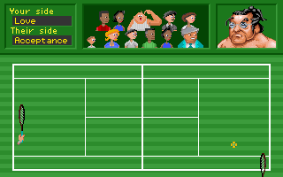 Wacky Funsters! The Geekwad's Guide to Gaming (DOS) screenshot: Playing the Ping...