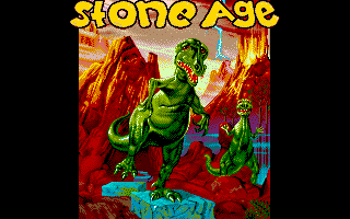Stone Age (DOS) screenshot: Title screen