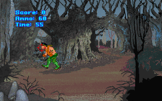 Wacky Funsters! The Geekwad's Guide to Gaming (DOS) screenshot: Playing as Rambi