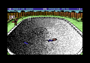 Skate or Die (Commodore 64) screenshot: You win this round