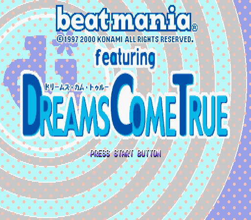 Screenshot of beatmania featuring Dreams Come True (PlayStation