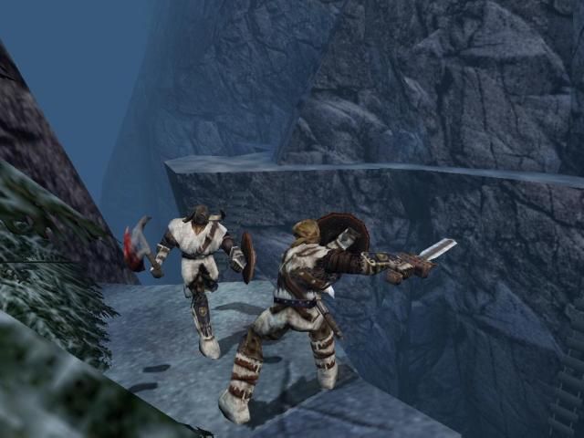 Rune (Windows) screenshot: icy battle