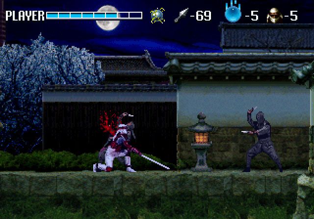 Shinobi Legions (SEGA Saturn) screenshot: Nice Variety Of Moves