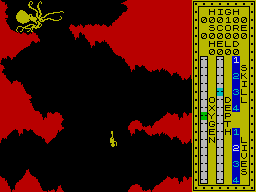 Scuba Dive (ZX Spectrum) screenshot: Going straight down