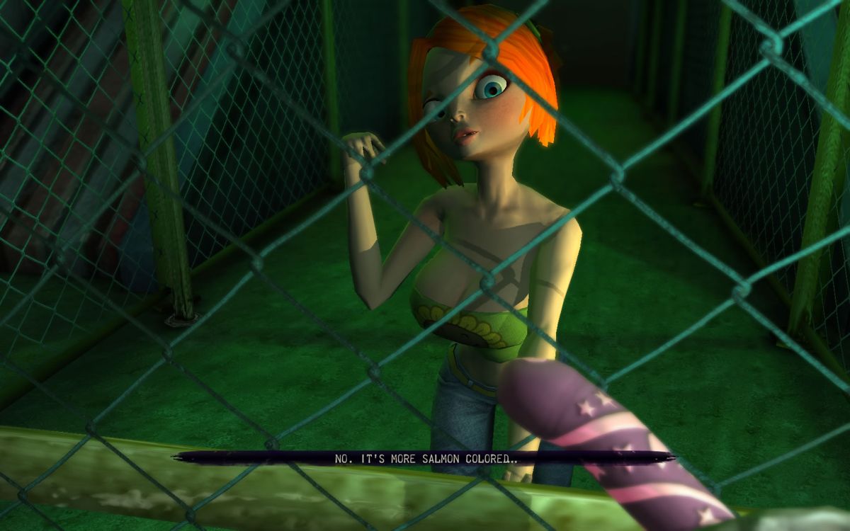 Zombeer (Windows) screenshot: Jessica is still alive.
