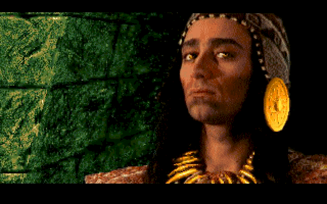 Inca II: Nations of Immortality (DOS) screenshot: There's real actors in this game