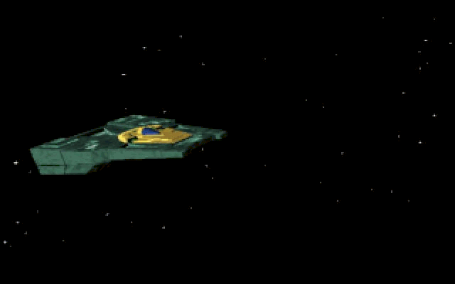 Inca II: Nations of Immortality (DOS) screenshot: A spaceship