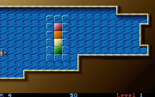 TwinBlok (DOS) screenshot: Start of the Game...