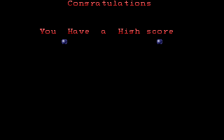 TwinBlok (DOS) screenshot: Oh!!!...I have a High Score!!!...