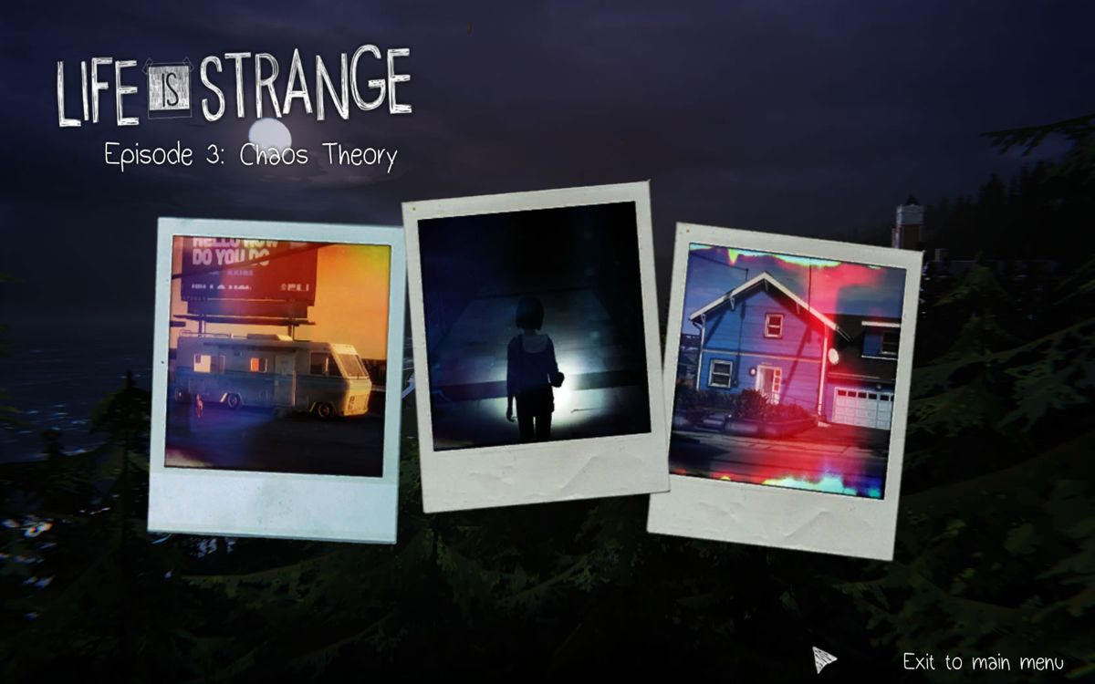 Life Is Strange: Season Pass - Episodes 2-5 (Windows) screenshot: <i>Episode 2</i>: some snapshots of the third episode