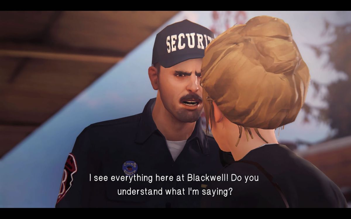 Life Is Strange: Season Pass - Episodes 2-5 (Windows) screenshot: <i>Episode 2</i>: the episode starts with a short re-cap and incorporates your decisions from the previous episode.