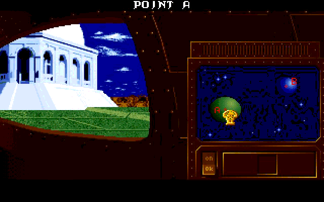 Inca II: Nations of Immortality (DOS) screenshot: Choose the good planet.