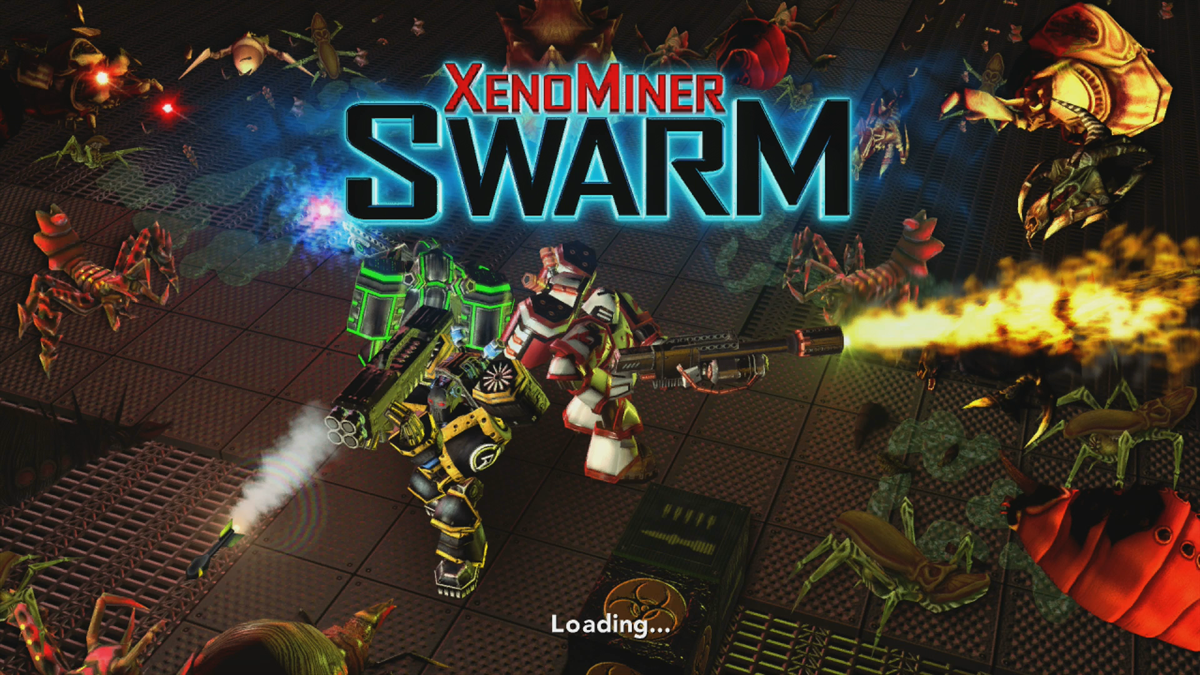XenoMiner: Swarm (Xbox 360) screenshot: Title screen (Trial version)