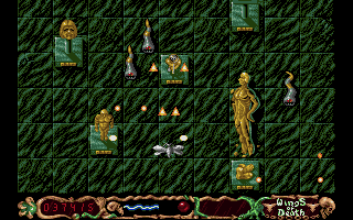 Wings of Death (Amiga) screenshot: Slithery creeps