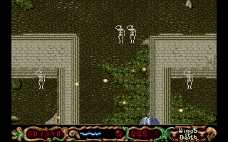 Wings of Death (Amiga) screenshot: Stage 3: The lethal swamp