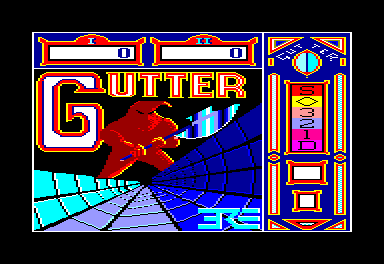 Gutter (Amstrad CPC) screenshot: Title Screen