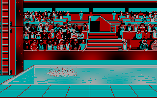 Summer Challenge (DOS) screenshot: Ker-splash!