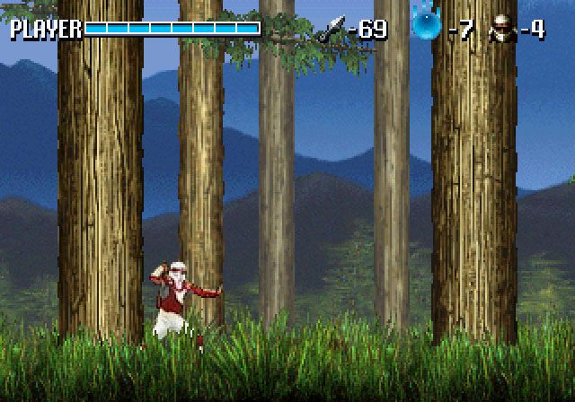 Shinobi Legions (SEGA Saturn) screenshot: Level 2 Starting Point