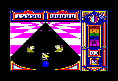 Gutter (Amstrad CPC) screenshot: 1st Player will get the Knight soon...