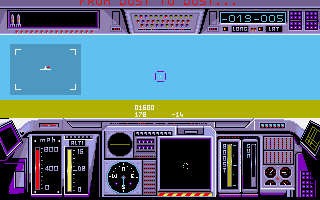 Cougar Force (DOS) screenshot: Target acquisition (VGA)